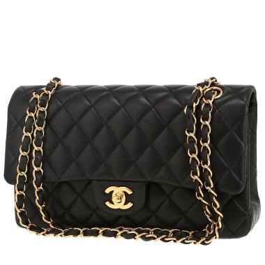 Sac à main Chanel  Timeless Classic en cuir matelassé noir