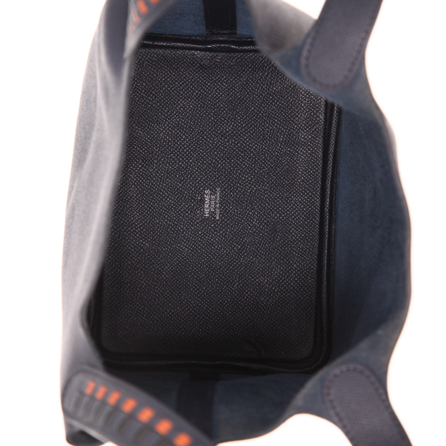Sac à main Hermès  Picotin 18 cm en cuir epsom Bleu Encre - Detail D3