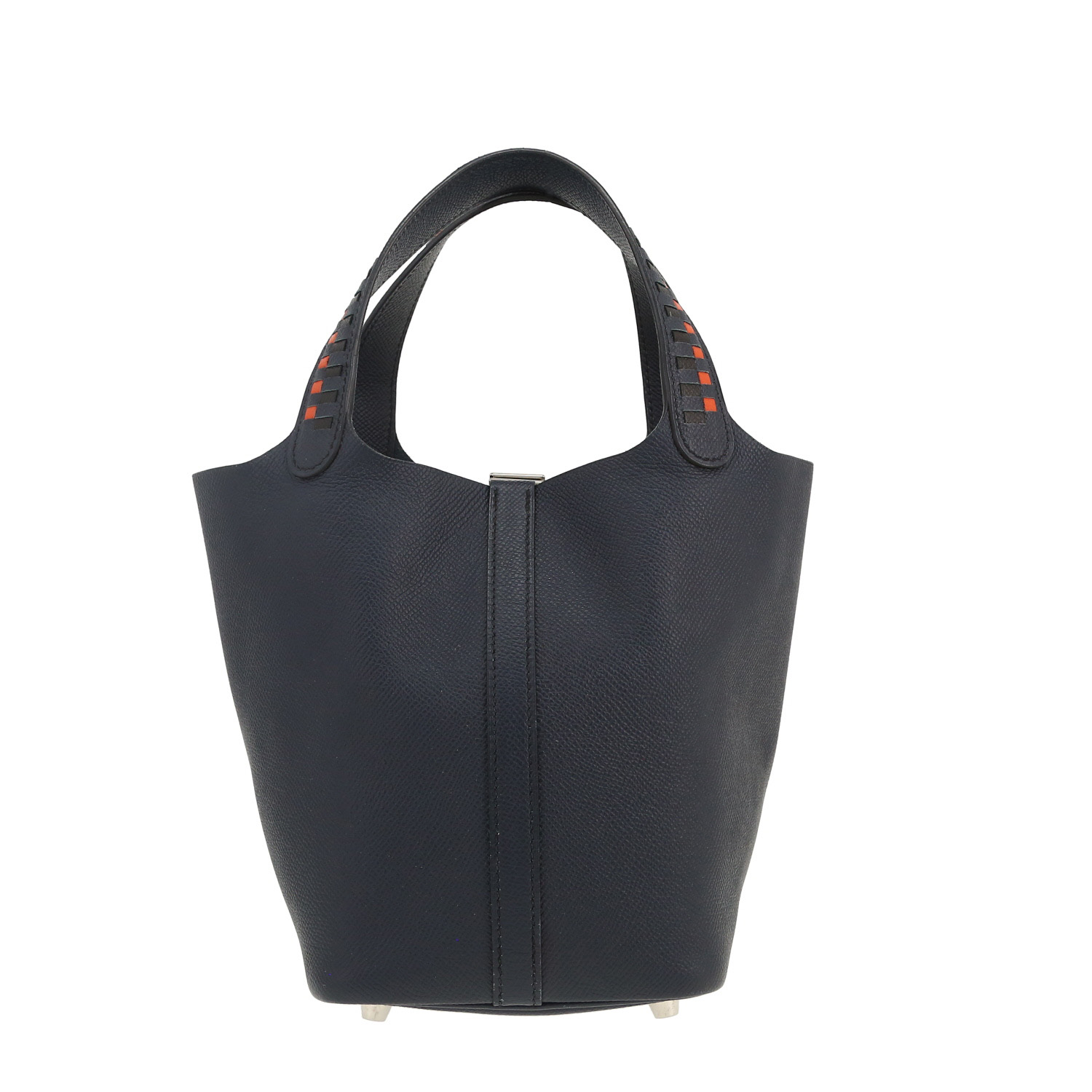 Hermès  Picotin 18 cm handbag  in Bleu Encre epsom leather - Detail D4