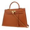 Sac à main Hermès  Kelly 35 cm en cuir Courchevel gold - 00pp thumbnail