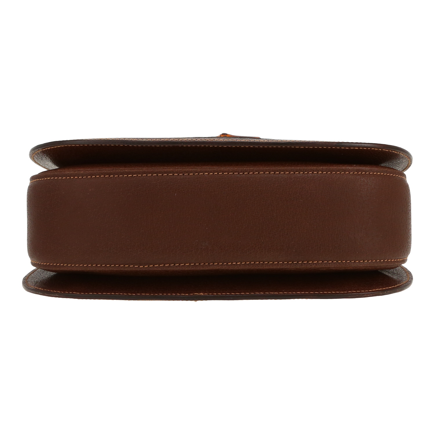 Gucci Bamboo shoulder bag in brown Pecari leather and bamboo - Detail D1