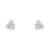 Paire de boucles d'oreilles Fred  en or blanc et diamants - 00pp thumbnail