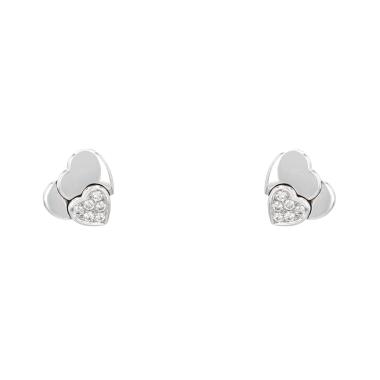 Fred  earrings in white gold and diamonds
