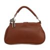 Dior  Gaucho bag worn on the shoulder or carried in the hand  in brown leather - Detail D6 thumbnail