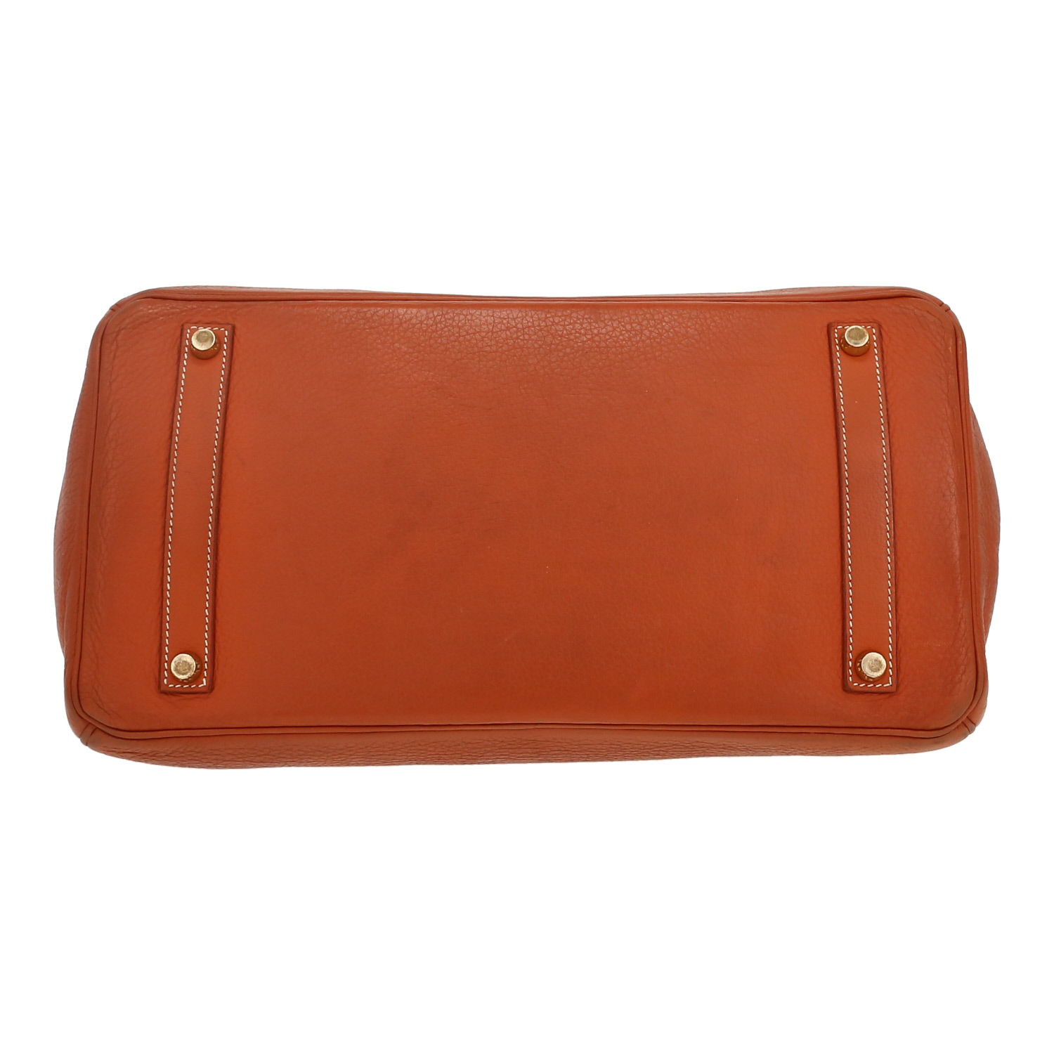 Sac à main Hermès  Birkin 35 cm en cuir togo gold - Detail D1