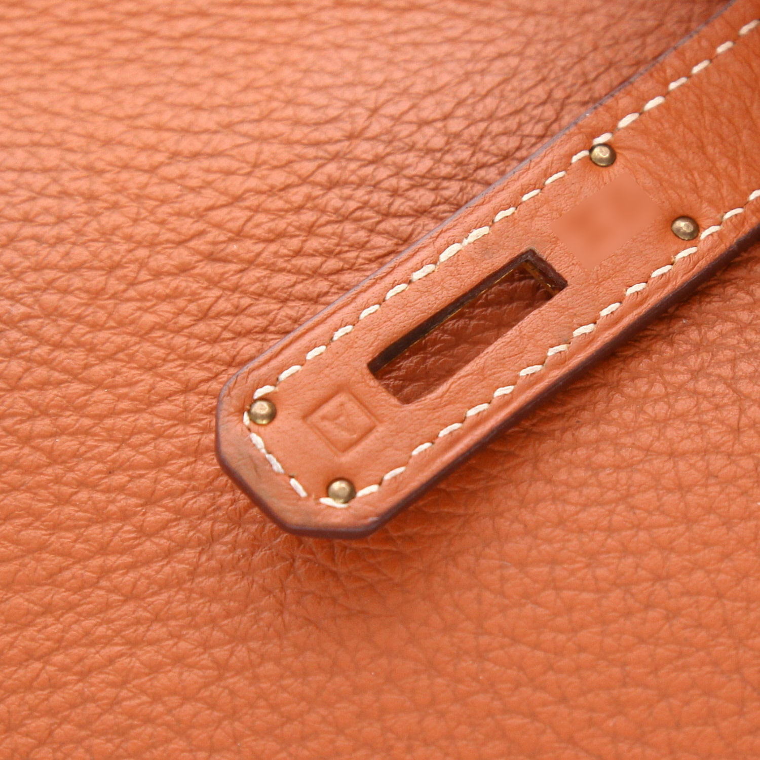 Borsa Hermès  Birkin 35 cm in pelle togo gold - Detail D4