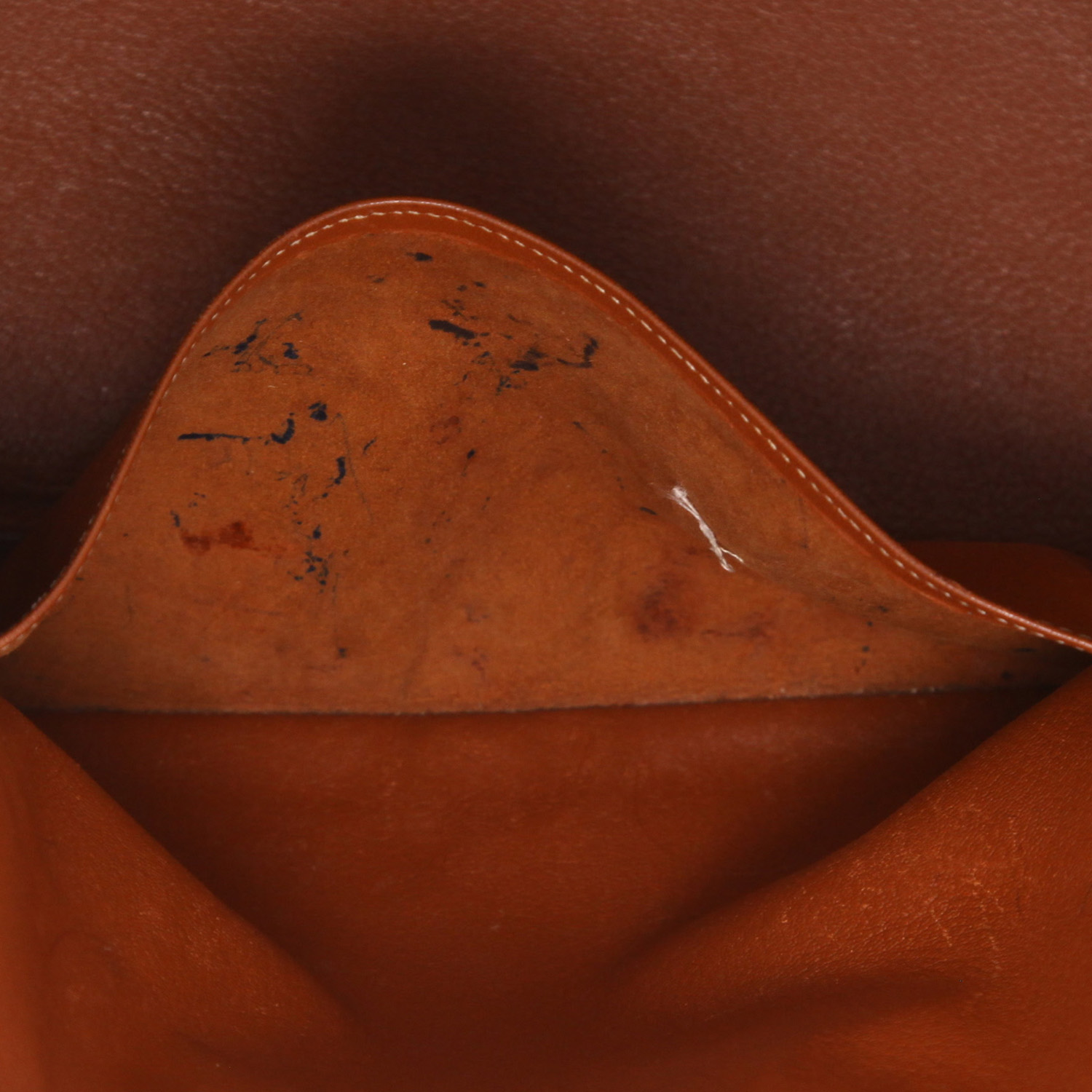 Hermès  Birkin 35 cm handbag  in gold togo leather - Detail D5