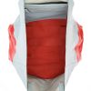 Sac cabas Celine  Cabas en cuir bleu-ciel et rouge - Detail D3 thumbnail
