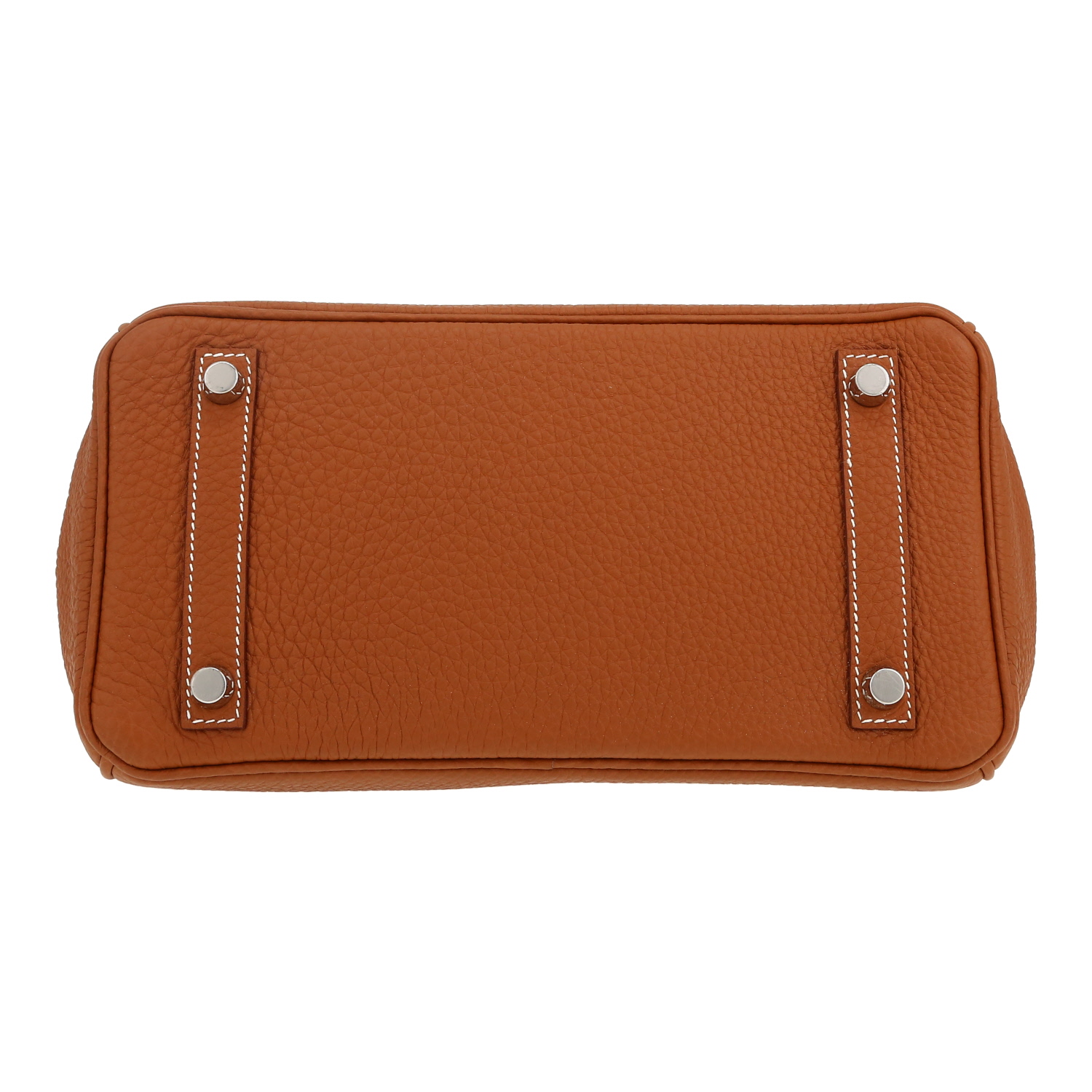 Hermès  Birkin 25 cm handbag  in gold togo leather - Detail D1