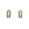 Fred Force 10 earrings in yellow gold and stainless steel - 00pp thumbnail