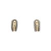 Orecchini Fred Force 10 in oro giallo e acciaio - 360 thumbnail
