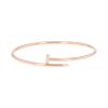 Bracciale Cartier Juste un clou modello piccolo in oro rosa e diamanti - 00pp thumbnail