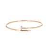 Bracciale Cartier Juste un clou modello piccolo in oro rosa e diamanti - 360 thumbnail