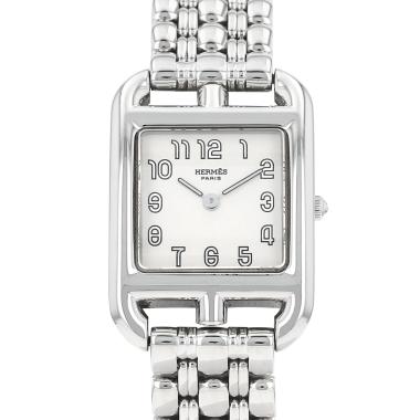 Hermès Cape Cod  in stainless steel Ref: Hermes - CC1.210  Circa 2010