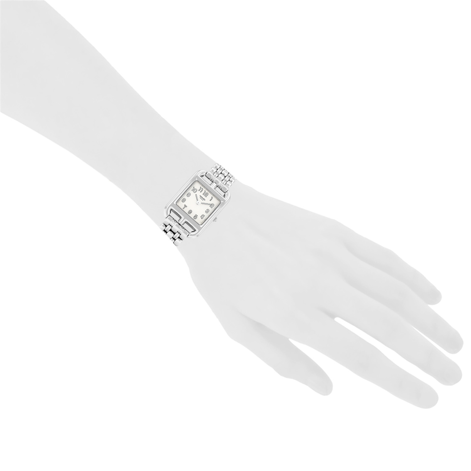 Orologio Hermès Cape Cod in acciaio Ref: Hermes - CC1.210  Circa 2000 - Detail D1