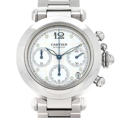 Orologio Cartier Pasha Chrono in acciaio Ref: Cartier - 2412  Circa 2000