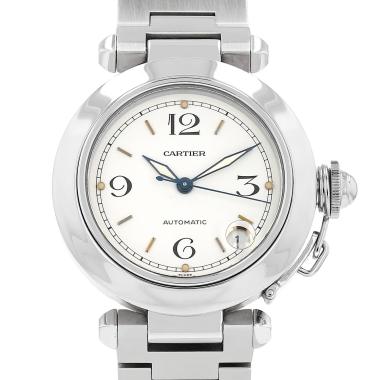Montre Cartier Pasha en acier Ref: Cartier - 1031  Vers 1990