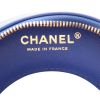 Borsa a tracolla Chanel  Editions Limitées La Pausa in pelle blu e nera - Detail D2 thumbnail