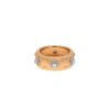 Bague Buccellati Eternelle Macri en or rose, or blanc et diamants - 360 thumbnail