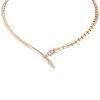 Collier Bulgari Serpenti Viper en or rose et diamants - 00pp thumbnail