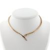 Collier Bulgari Serpenti Viper en or rose et diamants - 360 thumbnail
