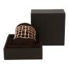 Bracelet manchette Hermès Niloticus Ombre en or rose et diamants - Detail D2 thumbnail