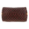 Sac à main Louis Vuitton  Speedy Editions Limitées en toile monogram noire et rouge et cuir naturel - Detail D1 thumbnail