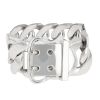 Bracelet Hermès Boucle Sellier taille XL en argent - 00pp thumbnail
