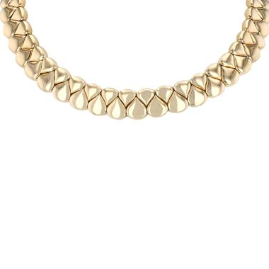Collar época años 90 Chaumet Tsouka de oro amarillo