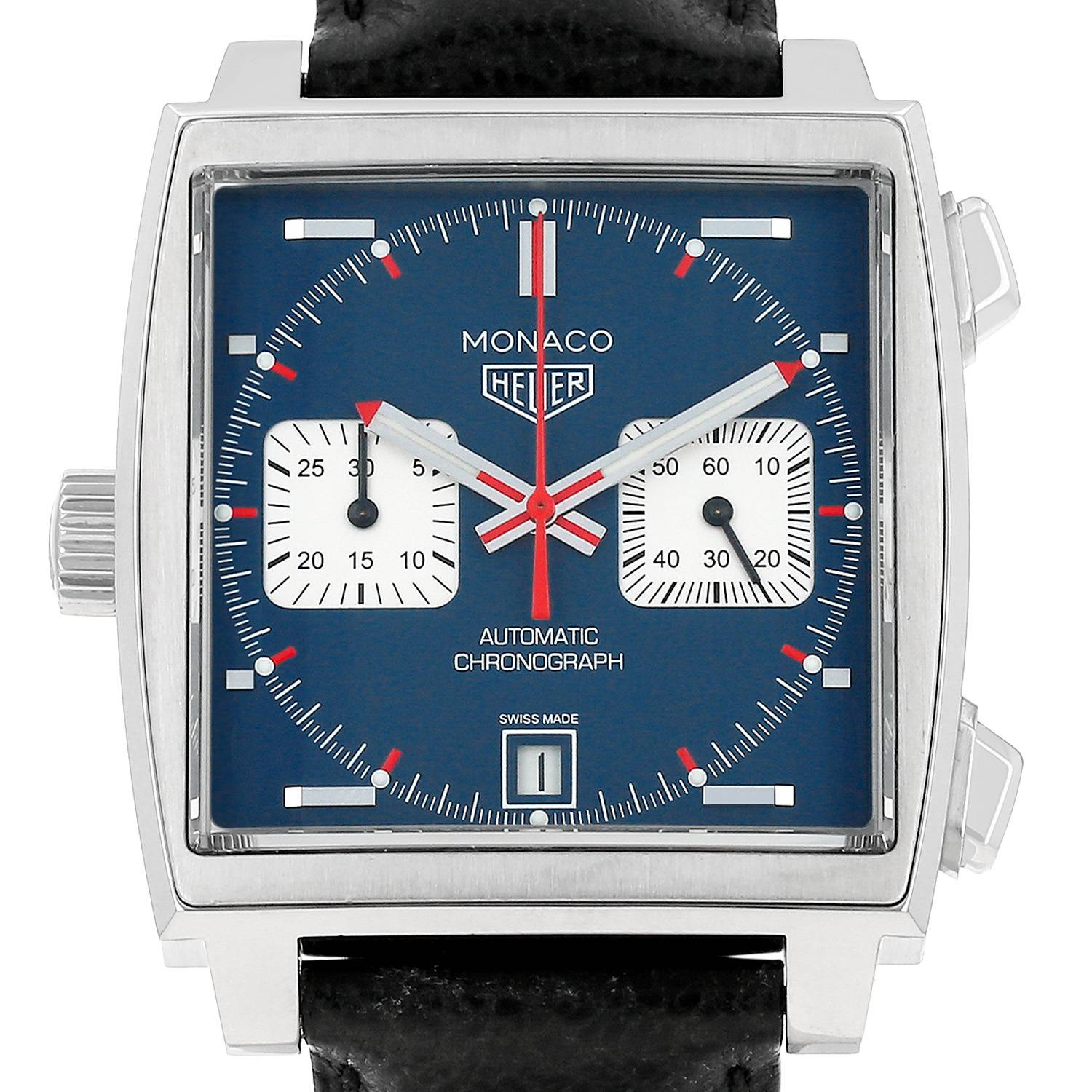 Orologio TAG Heuer Classic Monaco Automatic Chronograph in acciaio Ref: TAG Heuer - CAW211  Circa 2010