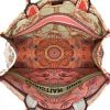 Shopping bag Dior  Book Tote modello grande  in tela rosa e verde - Detail D3 thumbnail