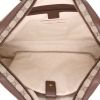 Porte-documents Gucci en toile siglée et cuir marron - Detail D3 thumbnail