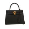 Hermès  Kelly 25 cm handbag  in black epsom leather - 360 thumbnail