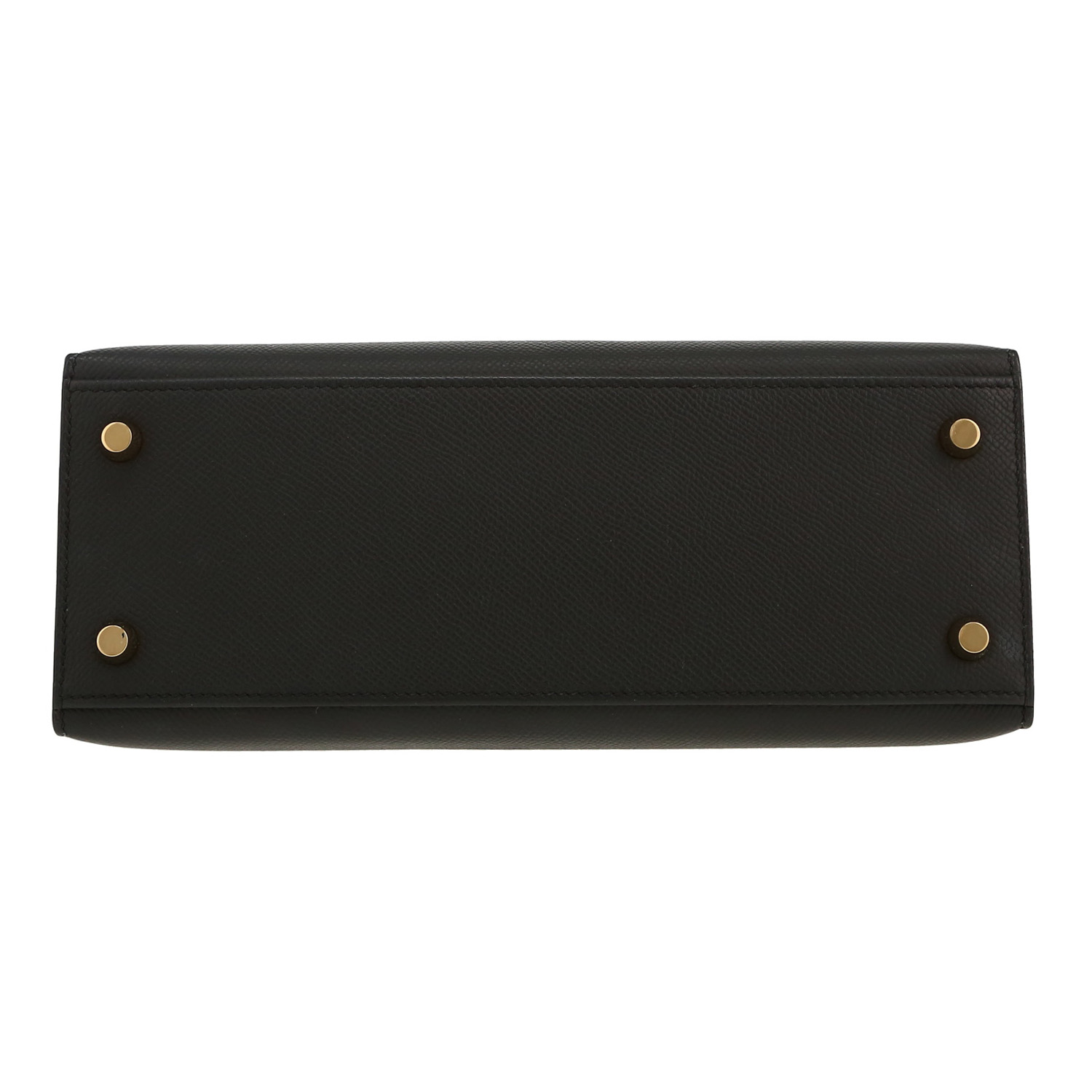 Hermès  Kelly 25 cm handbag  in black epsom leather - Detail D1