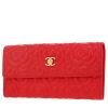 Portefeuille Chanel   en cuir rouge - 00pp thumbnail