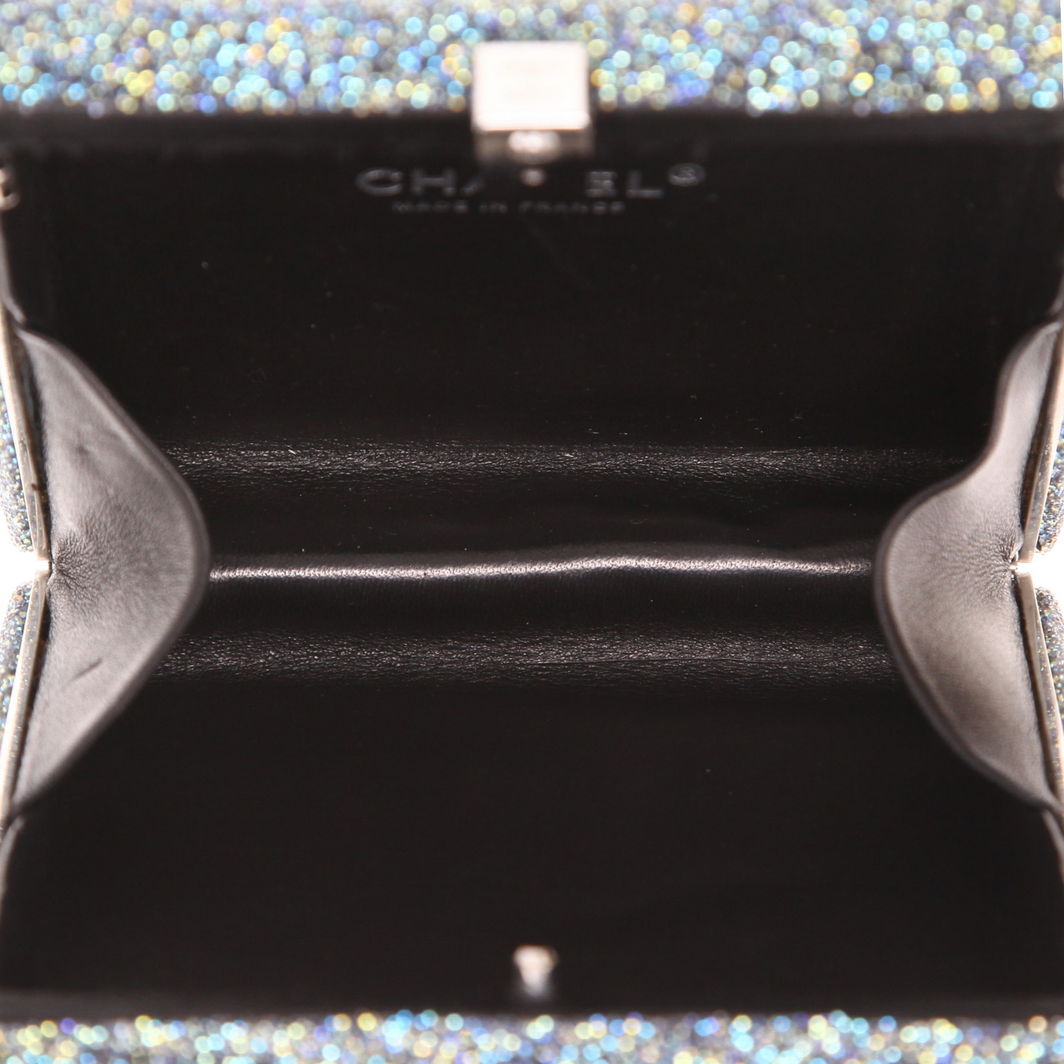 Bolso joya Chanel  Editions Limitées en cuero azul - Detail D3