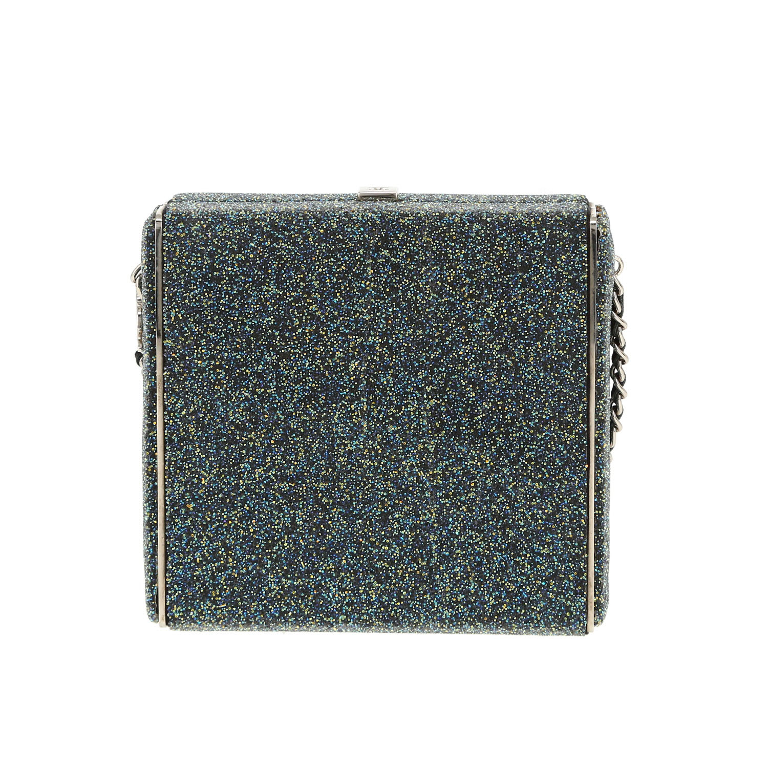 Chanel  Editions Limitées clutch  in blue leather - Detail D4