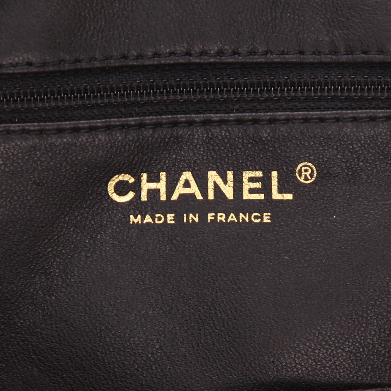 Borsa Chanel  Camera in pelle trapuntata nera - Detail D2