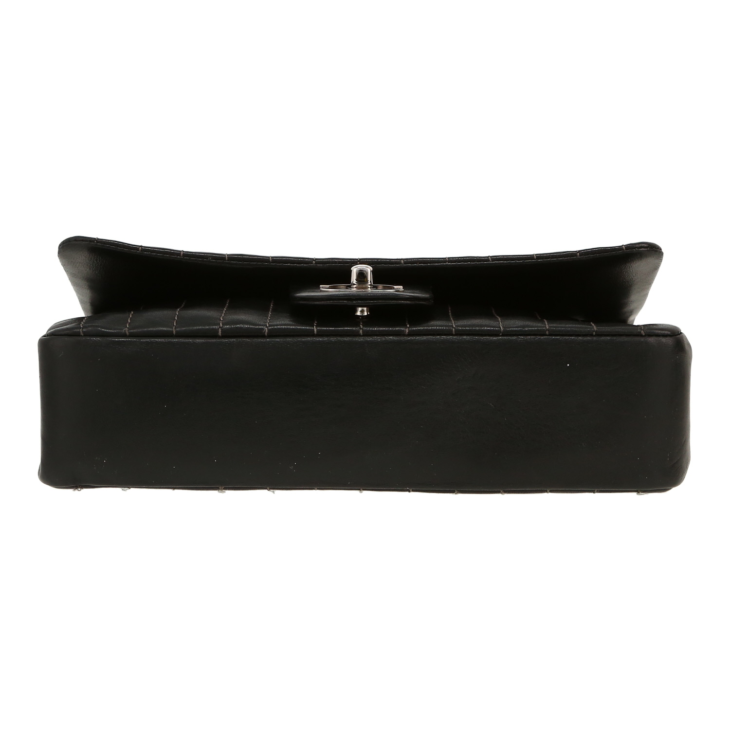 Chanel  Timeless handbag  in black quilted leather - Detail D1