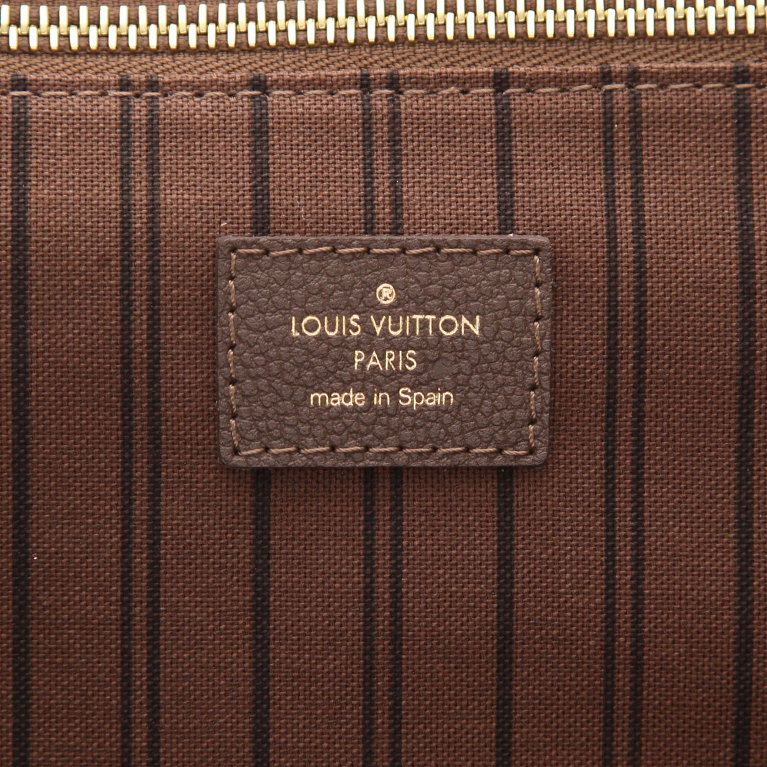 Bolso Cabás Louis Vuitton  Citadines en cuero monogram huella marrón - Detail D2