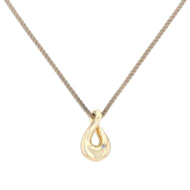 Colgante Fred Mouvementée de oro amarillo y diamante