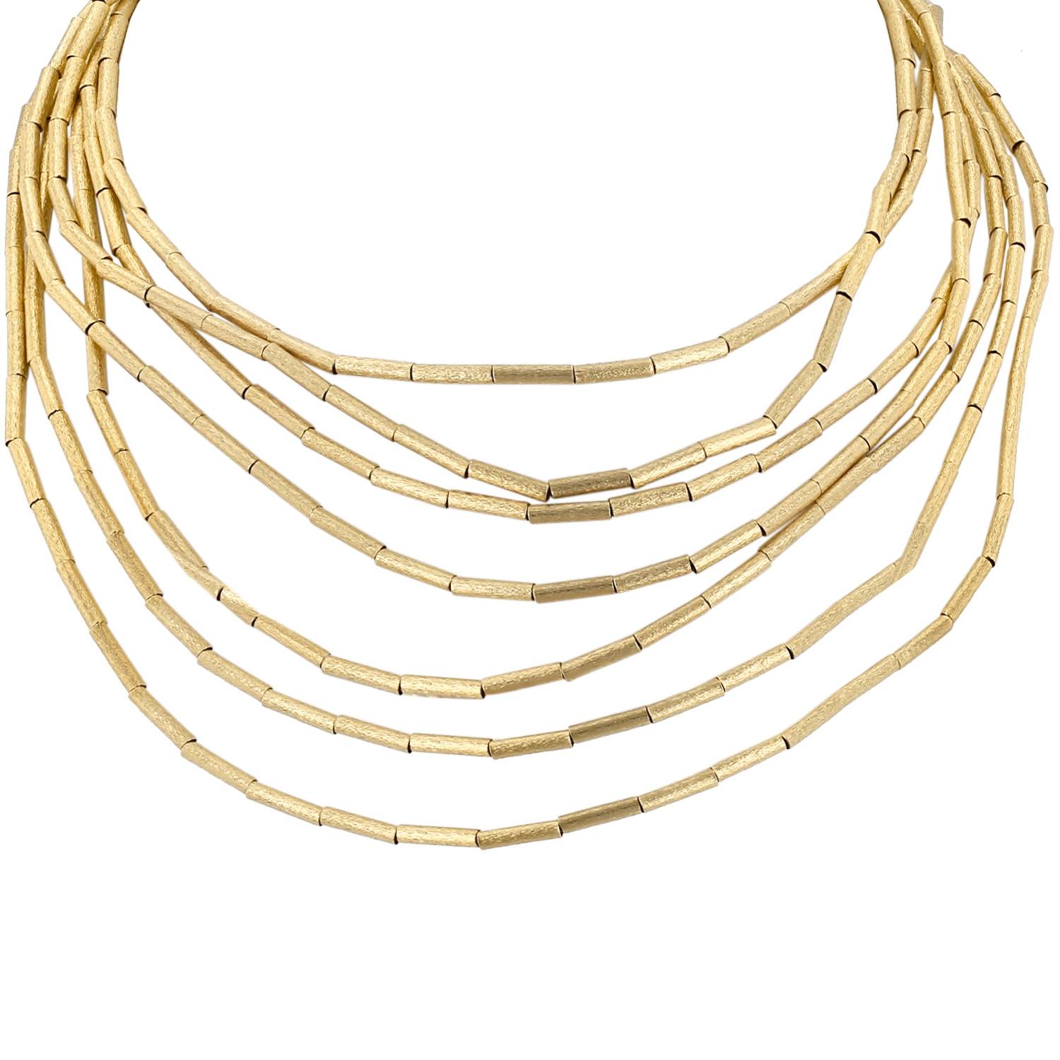 Collana semi-mobile H. Stern Fluid Gold in oro giallo