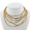 Half-articulated H. Stern Fluid Gold necklace in yellow gold - 360 thumbnail