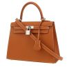 Bolso de mano Hermès  Kelly 25 cm en cuero epsom color oro - 00pp thumbnail