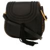 Borsa a tracolla Chloé  Hudson in pelle nera - 00pp thumbnail