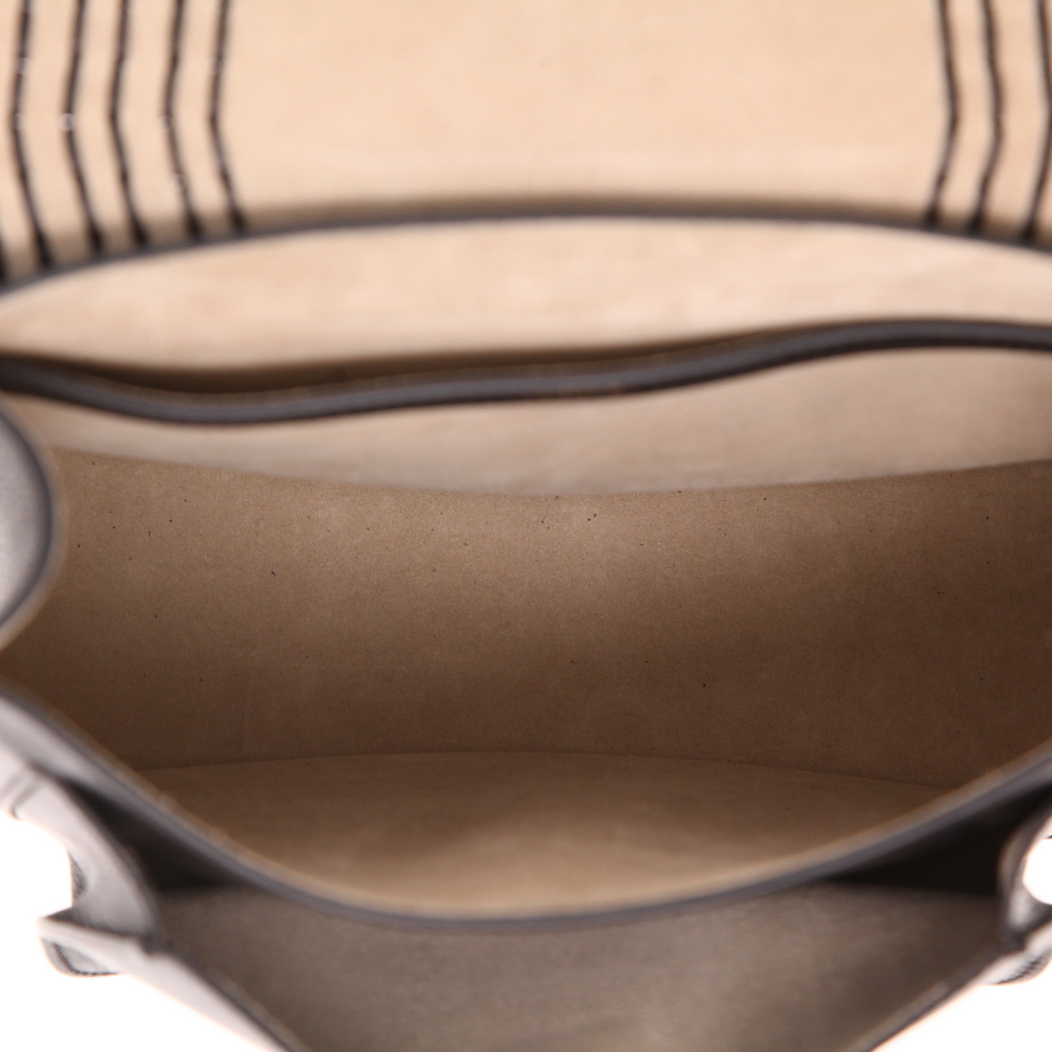 Sac bandoulière Chloé Hudson en cuir noir - Detail D3