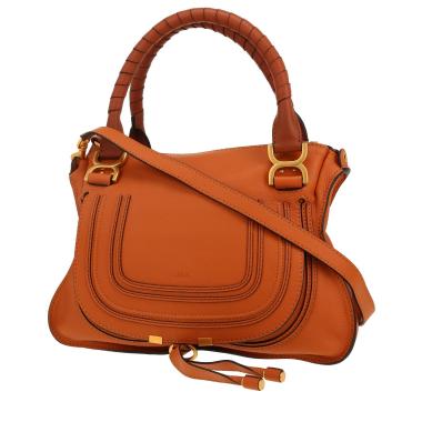 Sac à main Chloé  Marcie en cuir grainé marron
