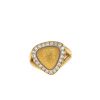 Anello Chaumet  in oro giallo, platino e diamanti - 360 thumbnail