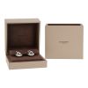 Paire de boucles d'oreilles Chaumet Lien moyen modèle en or blanc - Detail D2 thumbnail