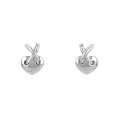 Orecchini Chaumet Lien modello medio in oro bianco